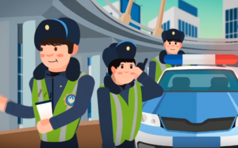 Департаментом полиции Карагандинской области создан мультфильм «Хочу стать полицейским»