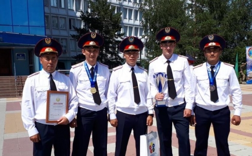 Карагандинские полицейские вошли в тройку призеров на республиканском чемпионате
