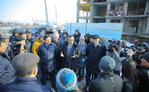 Первый заместитель председателя партии «Нұр Отан» Маулен Ашимбаев посетил Карагандинскую область