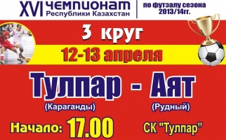 XVI Чемпионат РК по футзалу сезона 2013-2014. 3 круг 