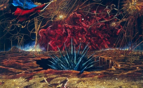 Грозный блистающий мир: созданный 19 лет назад цикл работ карагандинского художника образами перекликается с коронавирусом