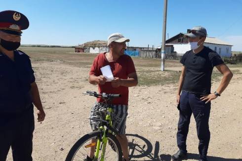 О противоэпидемических мерах рассказывают жителям Улытауского  района Карагандинской области