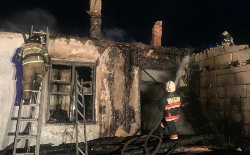 Пожар произошел в карагандинском жилом доме в ночь на 15 мая