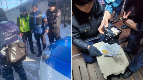 39 свертков с «синтетикой» обнаружили у мужчины полицейские Караганды