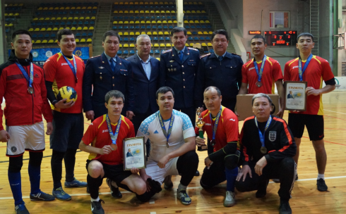 В Караганде прошли соревнования по мини-футболу среди подразделений ОВД города Караганды