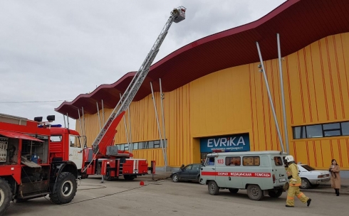 ДЧС Карагандинской области проверил новейшую пожарную систему рынка 