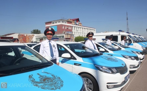 Полицейским Карагандинской области выделят 2 миллиарда тенге на автомобили, экипировку и планшеты