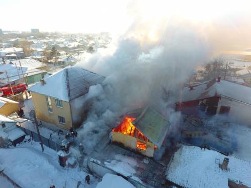 Вдвое увеличилось количество пожаров в Карагандинской области
