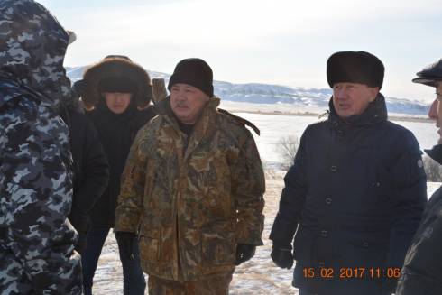 В Бухаржырауском районе Карагандинской области проводятся противопаводковые мероприятия