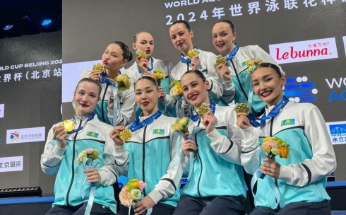 Карагандинские синхронисты взяли «золото» на этапе Кубка мира в Пекине