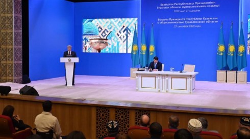 Полный текст выступления Президента на встрече с общественностью Туркестанской области