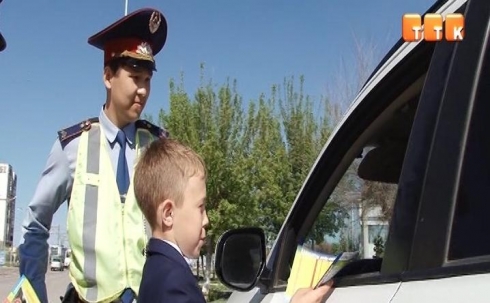 В Темиртау проводится республиканская акция «Безопасность дорожного движения»