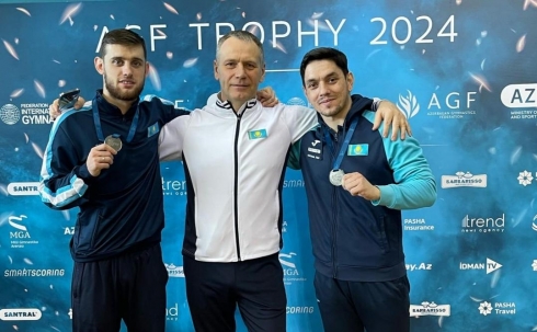 «Серебро» завоевал карагандинский батутист на Кубке мира по гимнастике