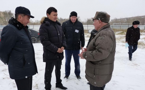 Абайский район с рабочей поездкой посетил первый заместитель акима Карагандинской области Асылбек Дуйсебаев