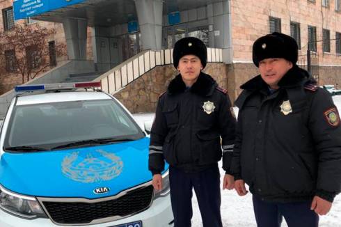 Гражданин Узбекистана поблагодарил карагандинских полицейских
