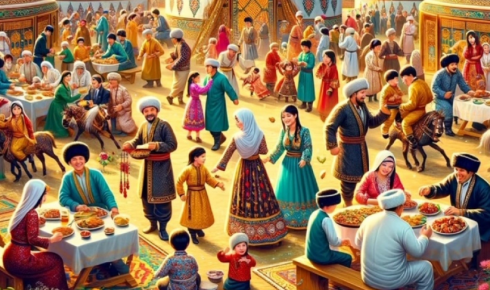 ИИ показал, как празднуют Наурыз в разных странах