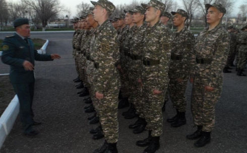 В Карагандинской области состоялись торжественные проводы в запас военнослужащих срочной службы