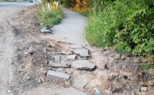 ТОО «Қарағанды Су» выполнит работы по благоустройству тротуара в Майкудуке