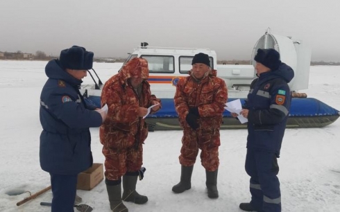 Рыбаки Карагандинской области выражают благодарность сотрудникам ДЧС