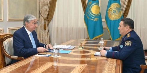 Президент РК принял министра внутренних дел Марата Ахметжанова