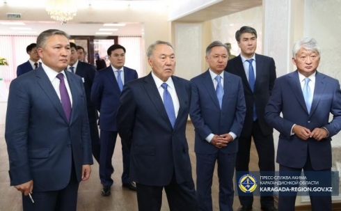 Глава государства совершил рабочую поездку в Жезказган 