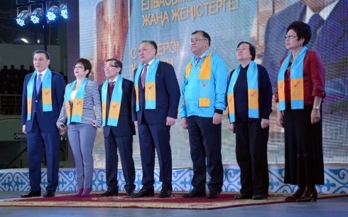 В Караганде прошел форум, посвященный победе Нурсултана Назарбаева на досрочных президентских выборах