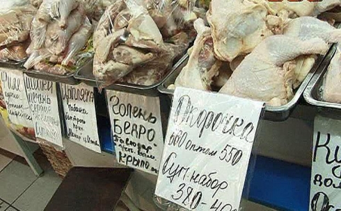 В Темиртау выросли цены на мясо курицы