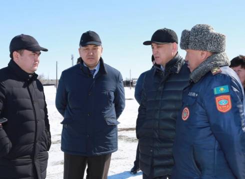 Женис Касымбек проверил готовность к паводкам в Нуринском и Абайском районах