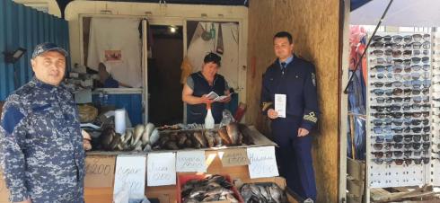 Более 18 тонн рыбы изъяли карагандинские полицейские с начала года
