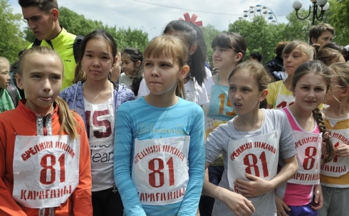 В Караганде прошел легкоатлетический забег, посвященный Всемирному Олимпийскому дню 
