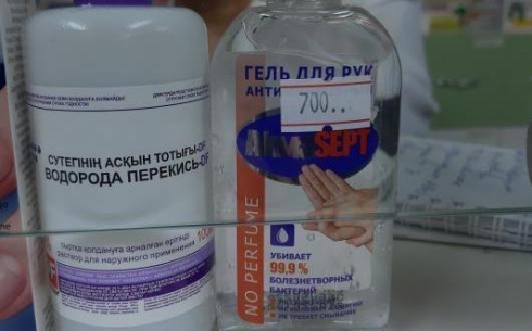 Цена за бутылочку антисептика в Караганде достигла 700 тенге