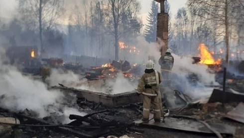 Пожар в Восточно-Казахстанской области унёс жизнь 73-летней женщины и оставил без дома более 30 семей
