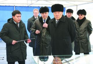 Президент РК прибыл в Карагандинскую область