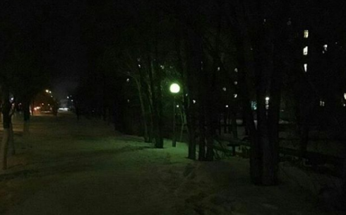 Недавние морозы стали причиной отключения уличного освещения в Караганде