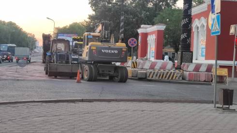 В Караганде перекрыли на ремонт следующий участок проспекта Бухар жырау