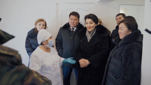 Ажар Гиният посетила сельские объекты здравоохранения в Карагандинской области