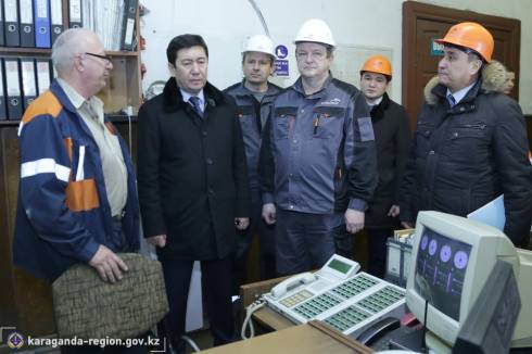 Аким Карагандинской области назвал первоочередной задачей улучшение теплоснабжения Темиртау