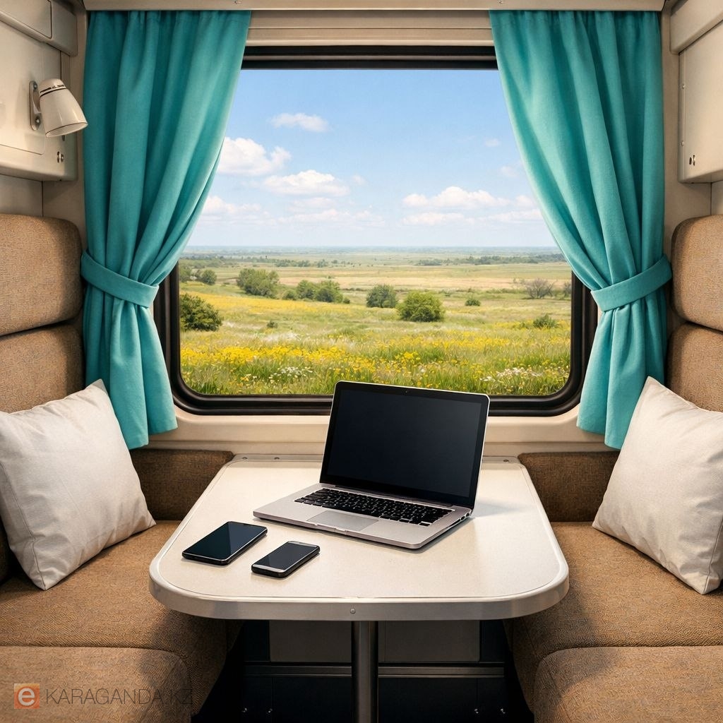 В поездах Казахстана появился интернет Starlink