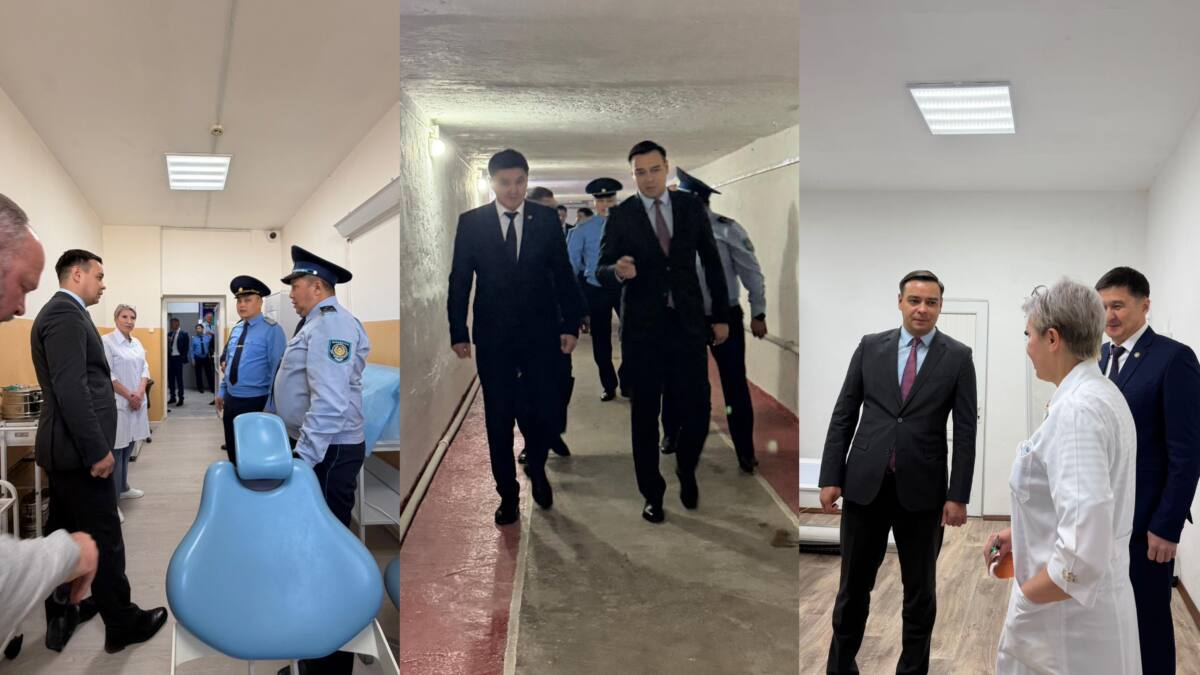 Омбудсмен Казахстана посетил учреждение УИС Карагандинской области и области Улытау