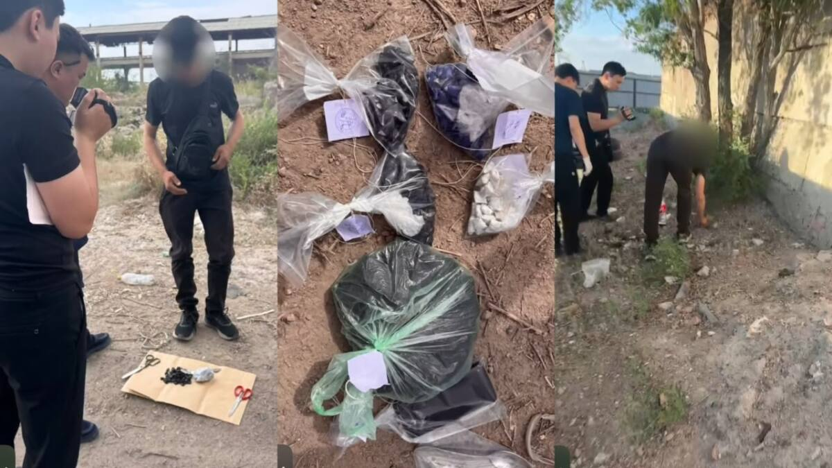 Наркокурьер с 287 закладками задержан в Карагандинской области