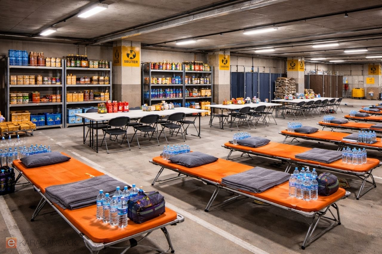 Подвалы и паркинги станут укрытиями в Казахстане