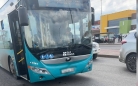 Пассажирский автобус и легковой автомобиль столкнулись в Караганде