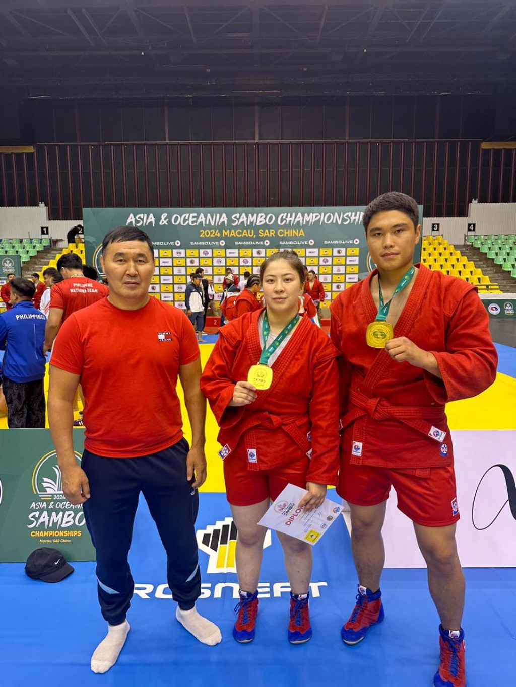 Три самбиста из Карагандинской области стали чемпионами Азии