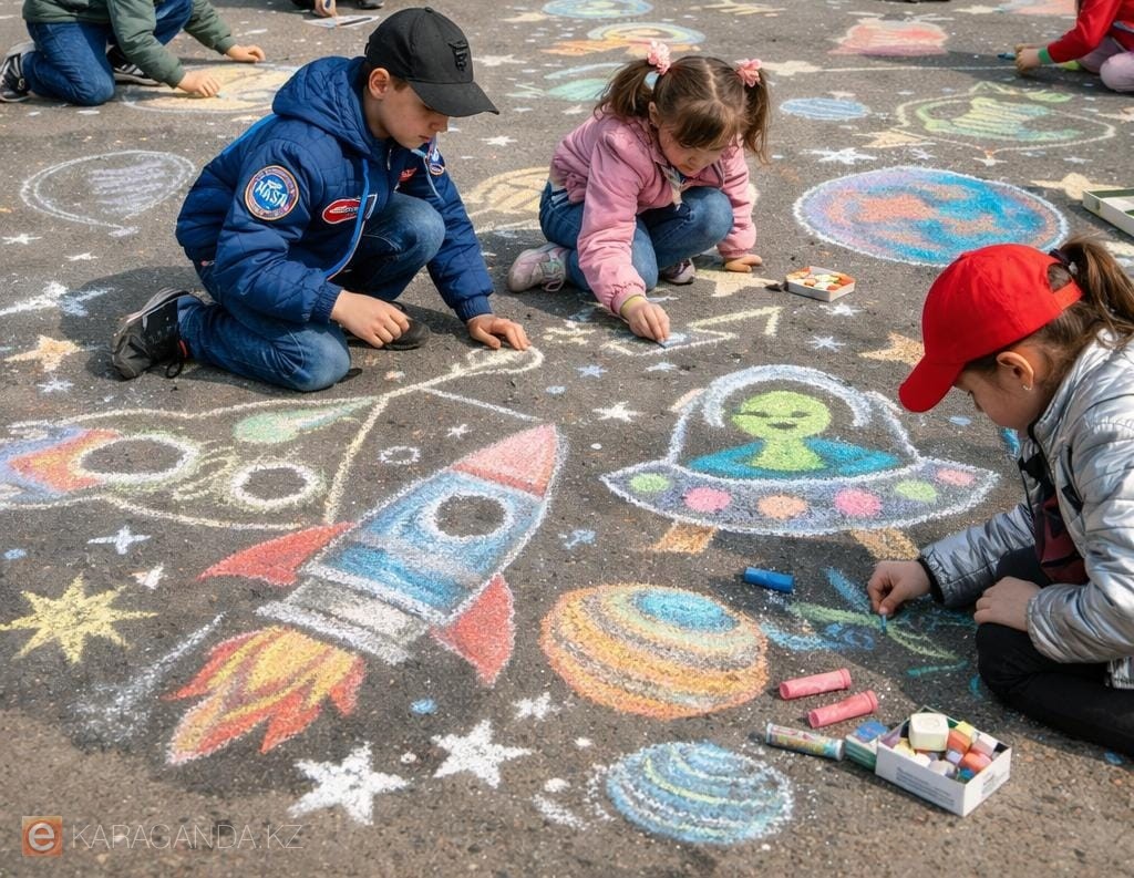 В Темиртау перед ТЮЗом пройдет «космический» конкурс рисунков