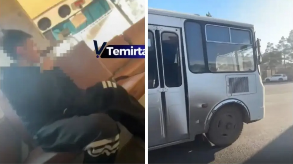 Водитель автобуса напал на пассажира из-за еды в Темиртау