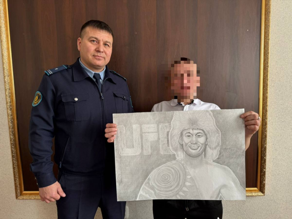 Шавката Рахмонова поздравили с победой карагандинские осужденные