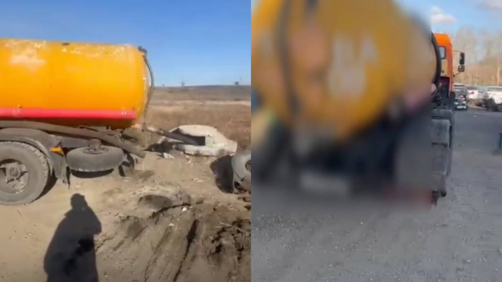 Незаконный слив производственных отходов пресекли полицейские в Караганде