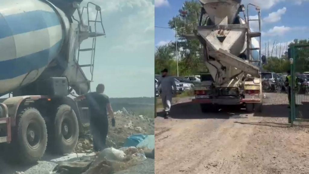Полицейские пресекли незаконный сброс строительных отходов в Караганде