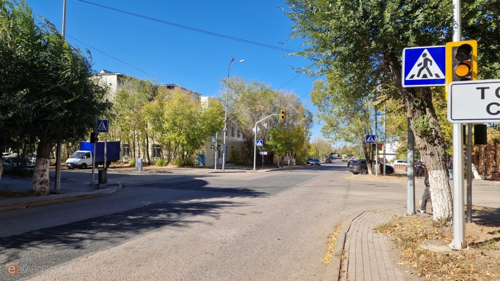 В Караганде один из участков улицы Ерубаева снова открыт для движения