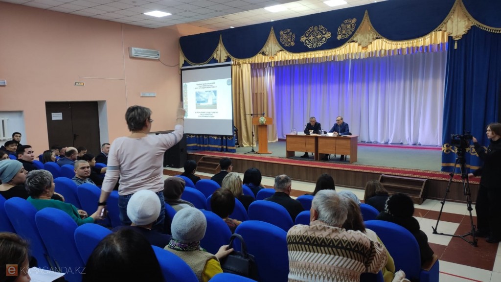 Как будут решаться проблемы посёлка Актау обсуждали на встрече с жителями